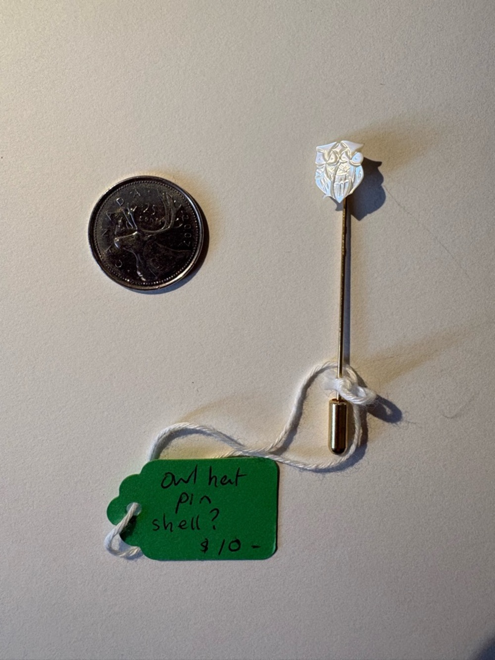 Silver Owl Stick Pin